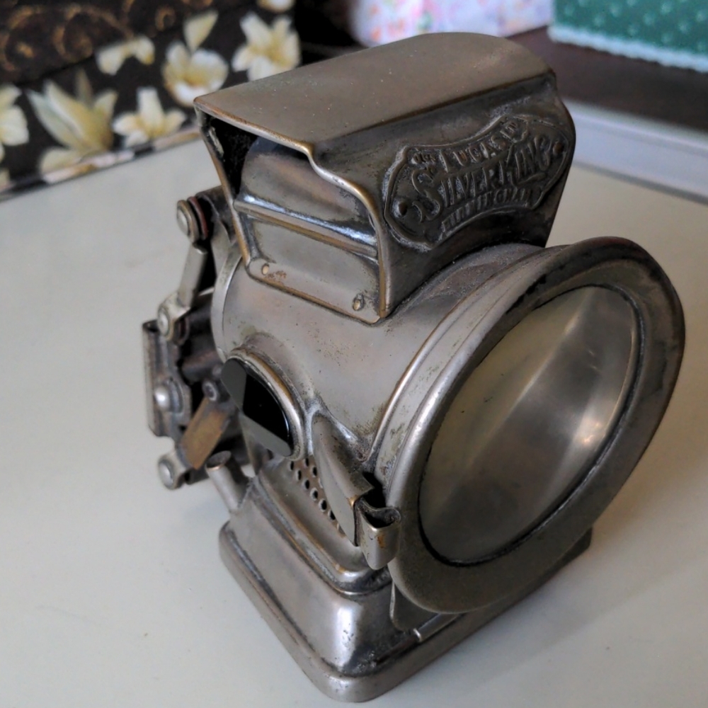 JOS Lucas Silver King 1920s bicycle lamp